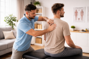 Posture correction in chiropractic care